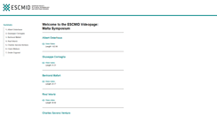 Desktop Screenshot of infectionday2009.escmid.org