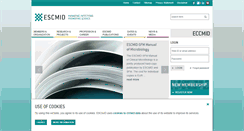 Desktop Screenshot of escmid.org